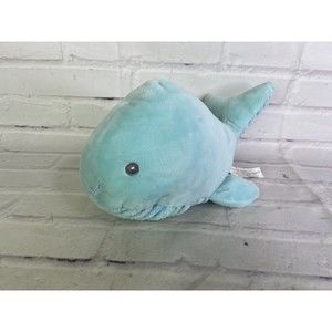 Trend Lab Blue Whale Sea Life Ribbed Plush Stuffed Animal Toy